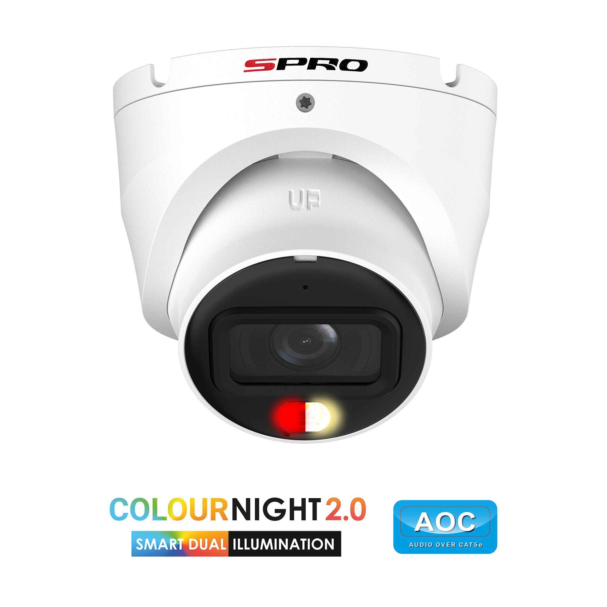 SPRO DHIPD80/28LRW-M-E witte 8MP turretcamera