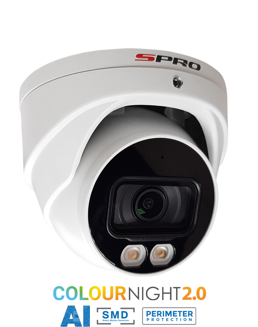 SPRO DHIPD80/28LRW-M 8MP turretcamera