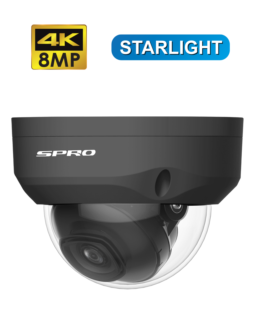 SPRO DHIPD80/28RV-G-V2 8MP domecamera