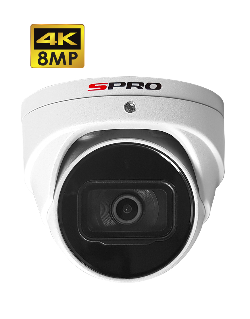 SPRO DHIPD80/ARW/40M-T 8MP motorzoom turretcamera