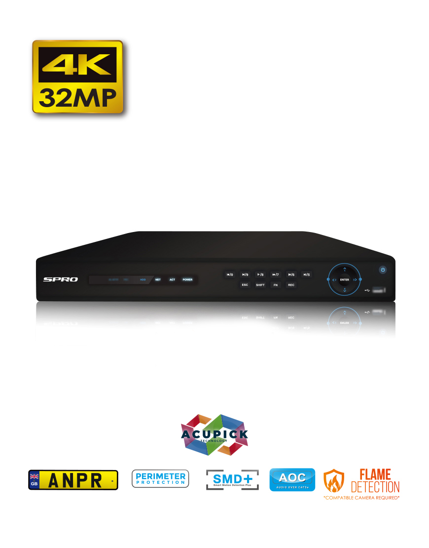 SPRO DHIPNVR16-A8 AcuPick NVR