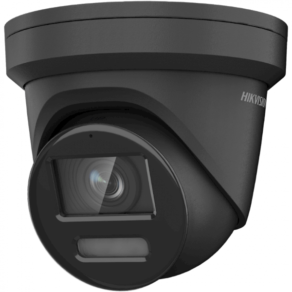Hikvision DS-2CD2347G2H-LIU zwarte ColorVu turretcamera