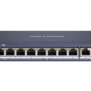 DS-3E0510HP-E, Hikvision Gigabit PoE Switch unmanaged, 8 poorts