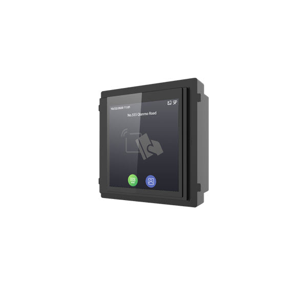 Hikvision DS-KD-TDM 4" Intercom Touchscreen Module + Mi turretcamera