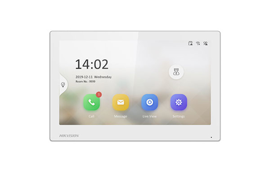 Hikvision DS-KH6350-WTE1 witte intercommonitor