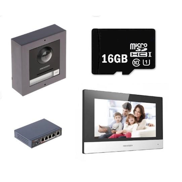 Hikvision DS-KIS602(B) complete video-intercomkit