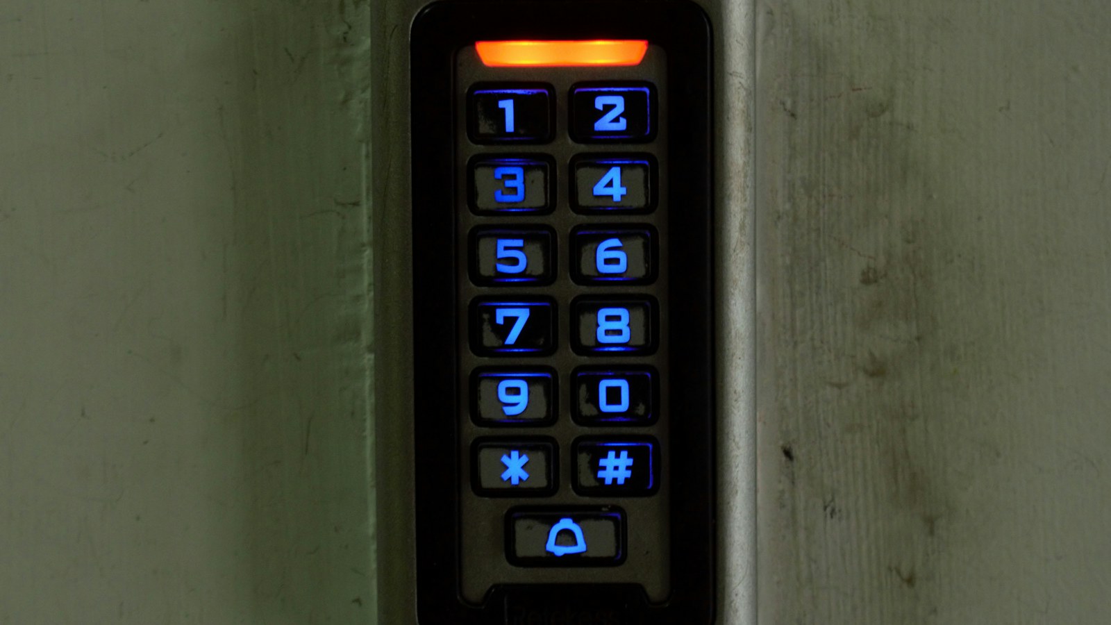 Beveiligingskeypad voor draadloos of bedraad alarmsysteem
